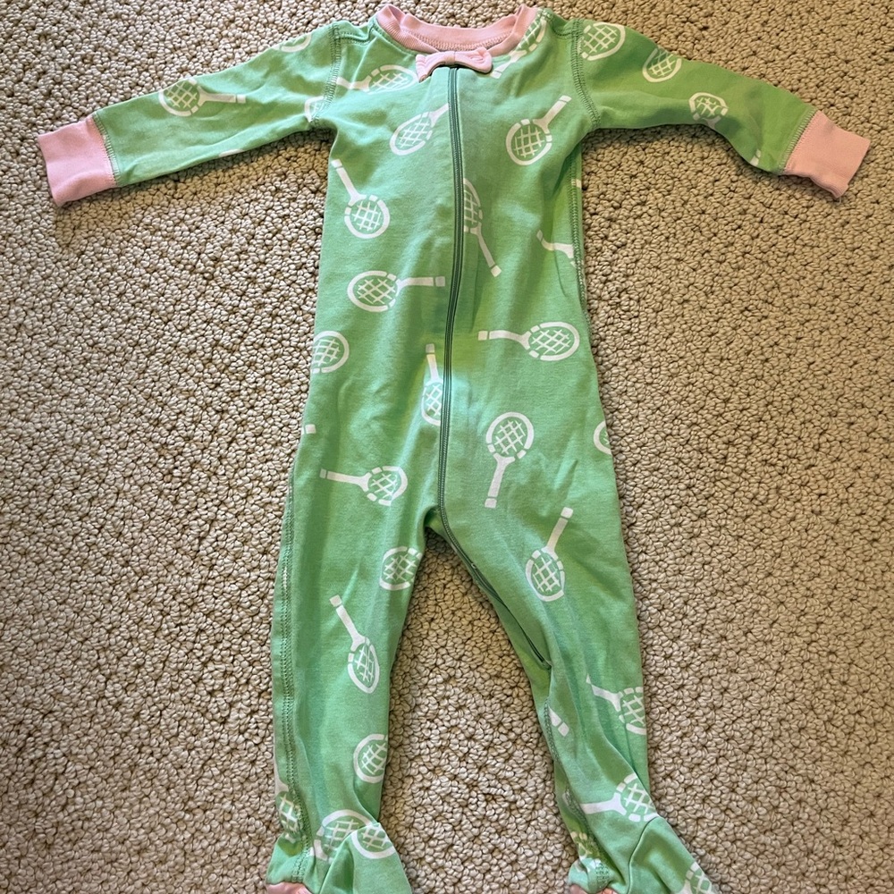 TBBC Tennis Print Footie